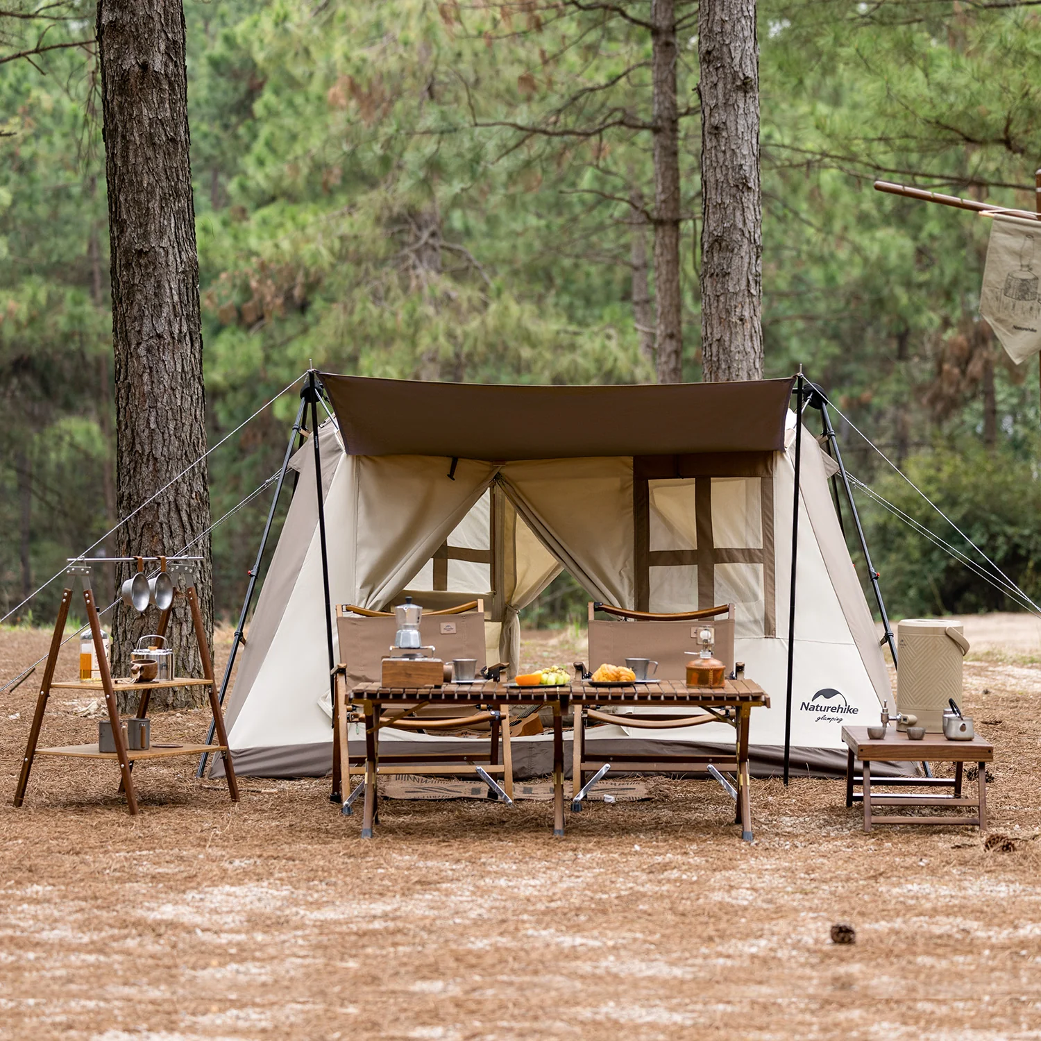 A-Type Cotton Roof Automatic 4 Season Tent - Image 6