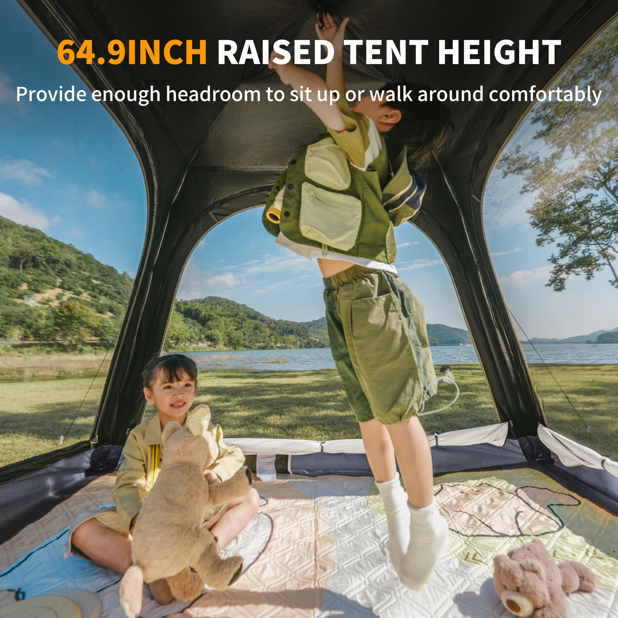 Ango™ 3-4 Person Instant Pop-Up Camping Tent - Image 6