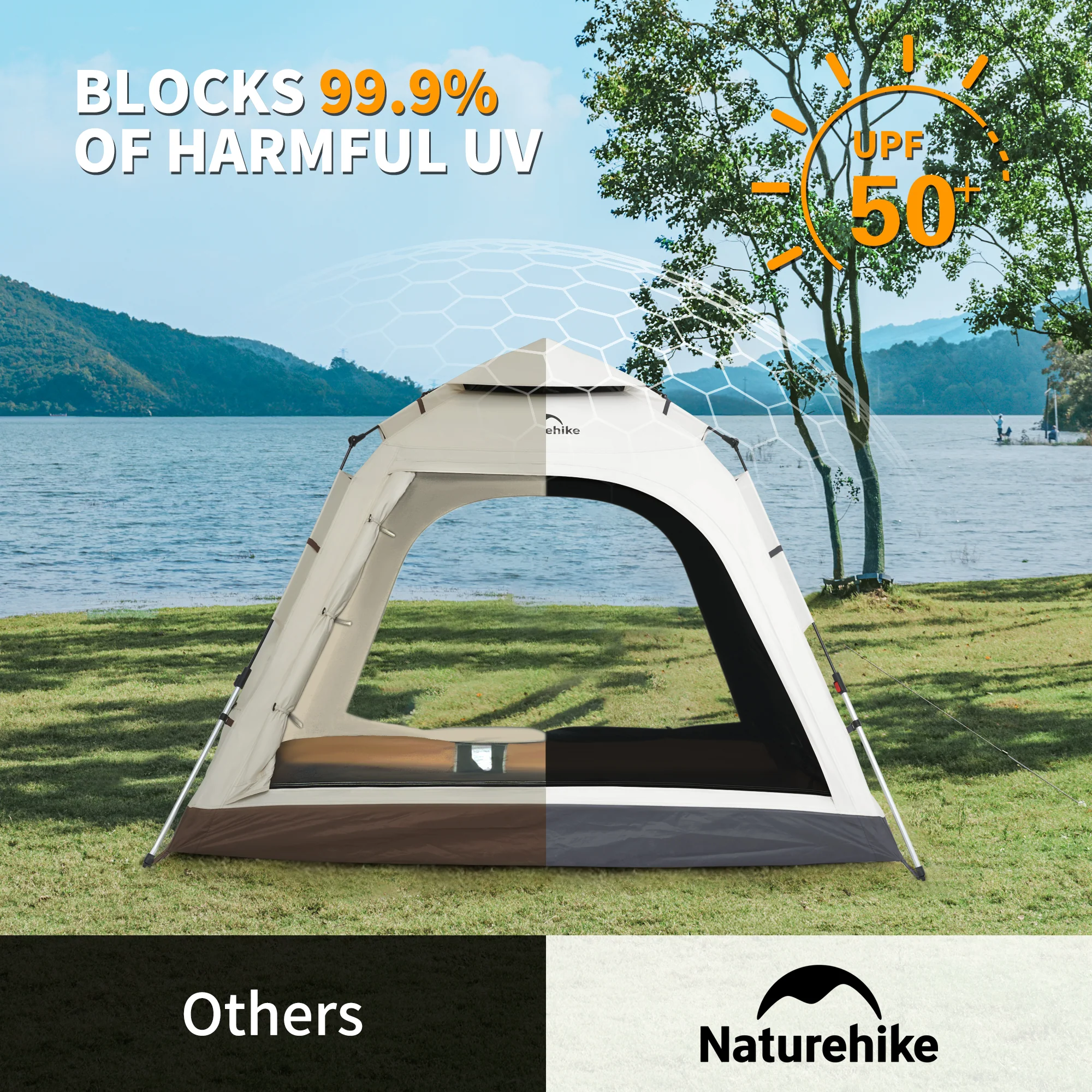 Ango™ 3-4 Person Instant Pop-Up Camping Tent - Image 8