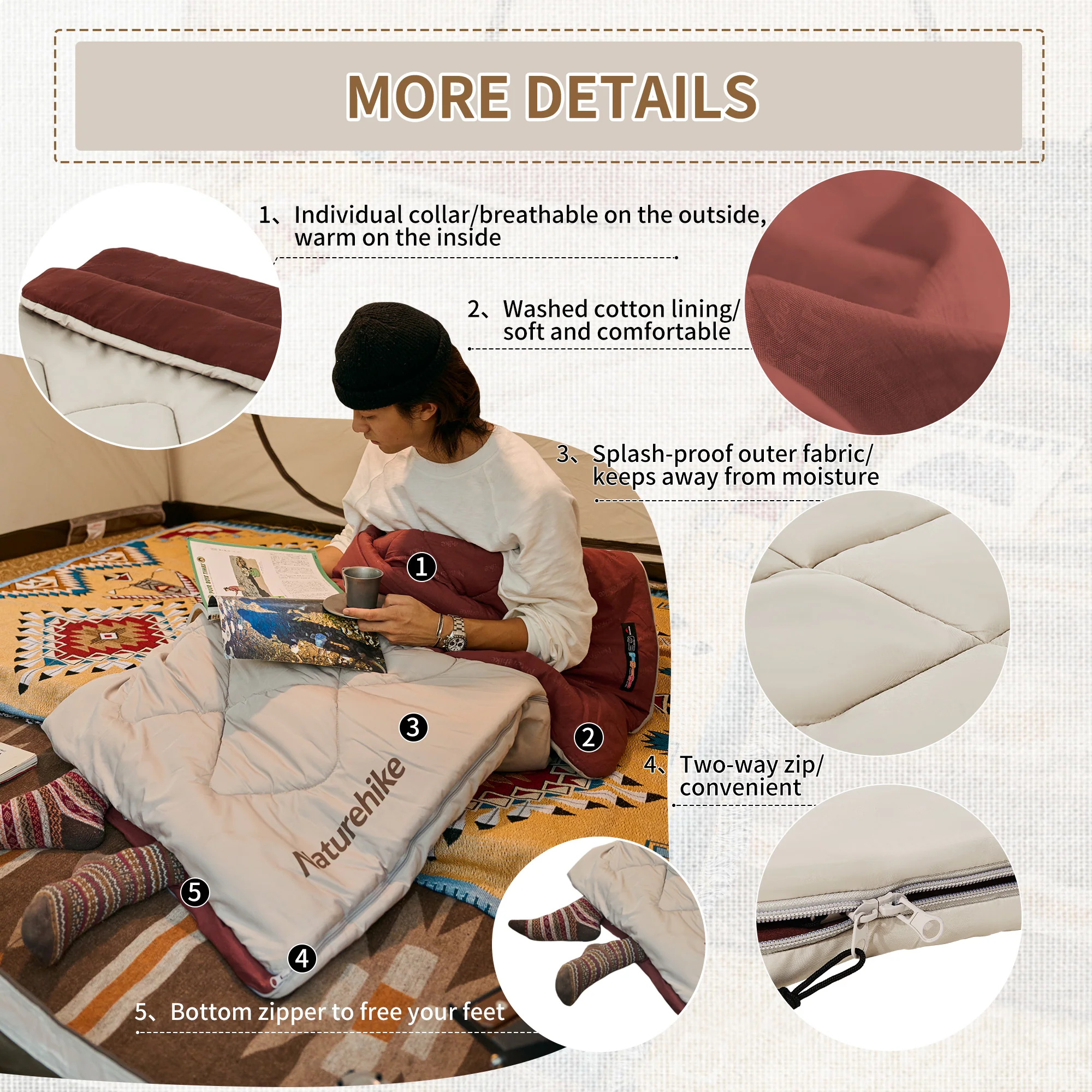 Autumn Maple™ R350 Sleeping Bag - Image 5