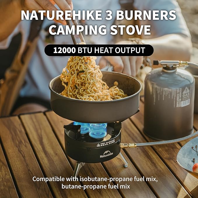 BlackStar™ High-Output Triple Burner Gas Stove - Image 4