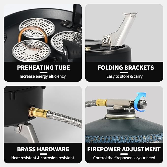BlackStar™ High-Output Triple Burner Gas Stove - Image 7