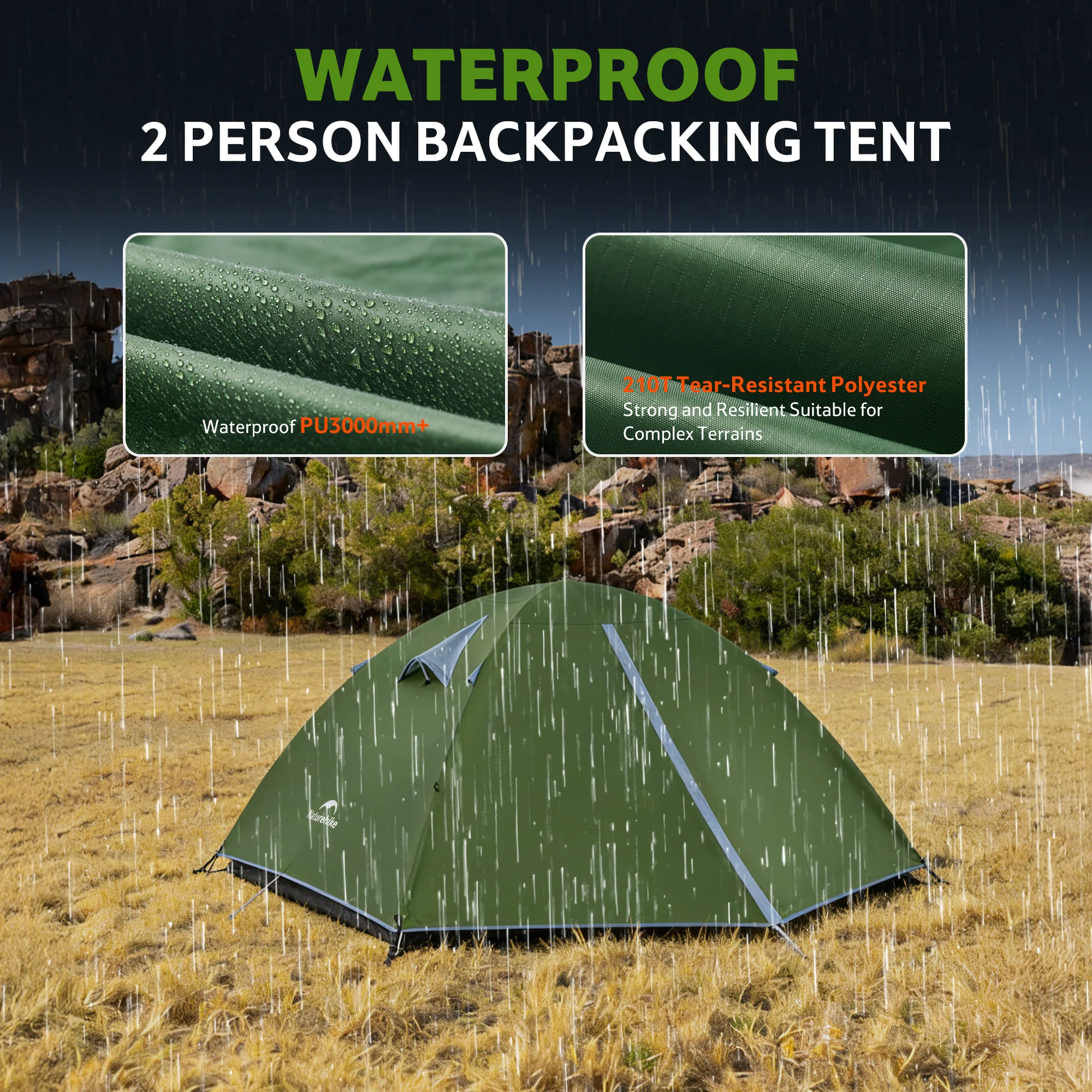 Bleik™ 2-Person Backpacking Tent - Image 7