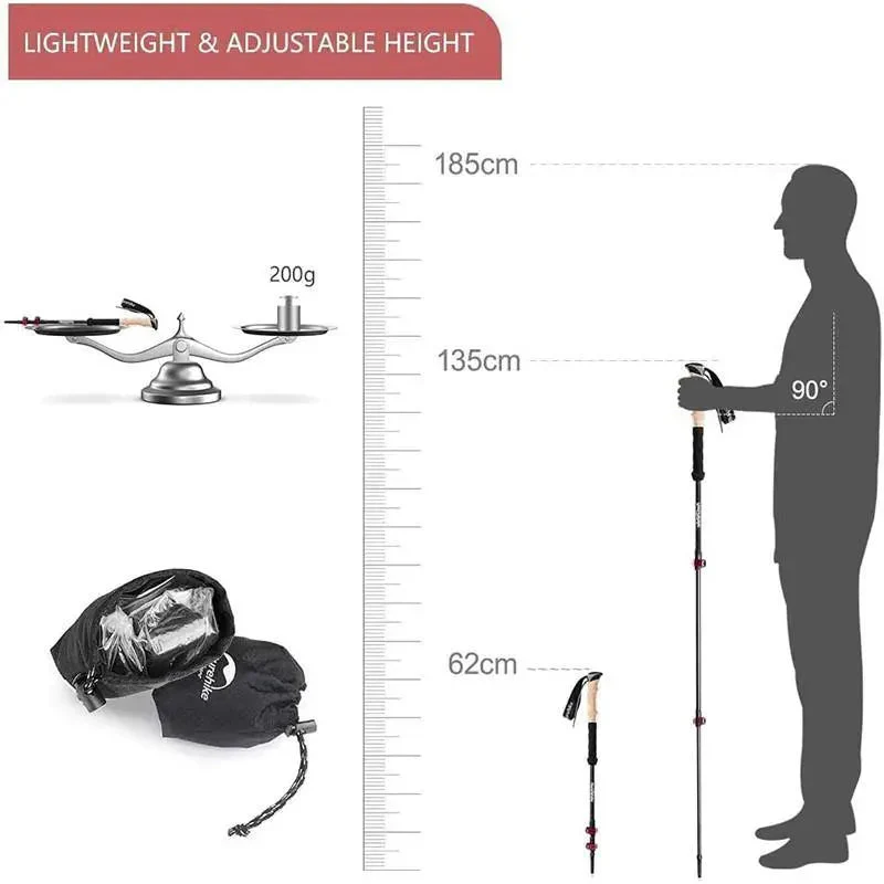 Carbon Fiber Trekking Poles - Image 5
