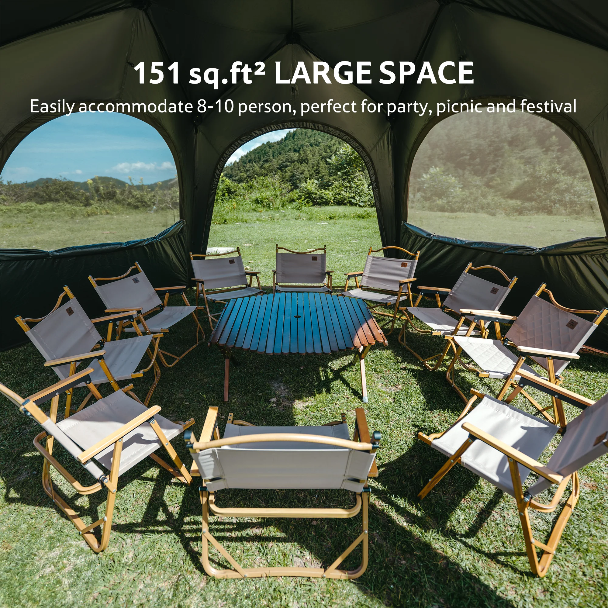 Cloud Boundar™ 6-sided Pop-Up Canopy Tent - Image 5