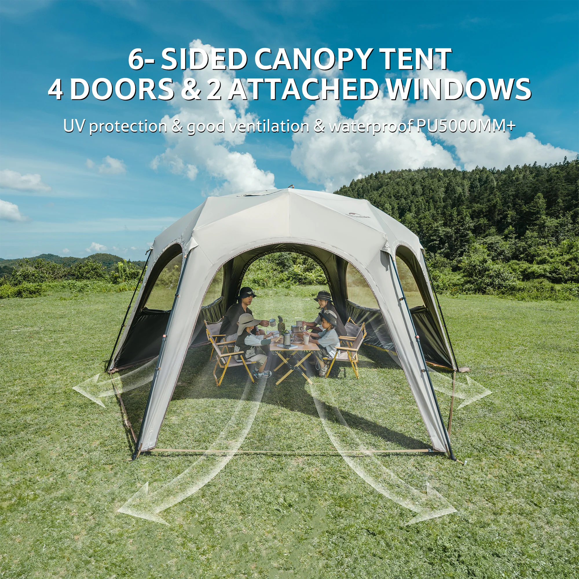 Cloud Boundar™ 6-sided Pop-Up Canopy Tent - Image 8