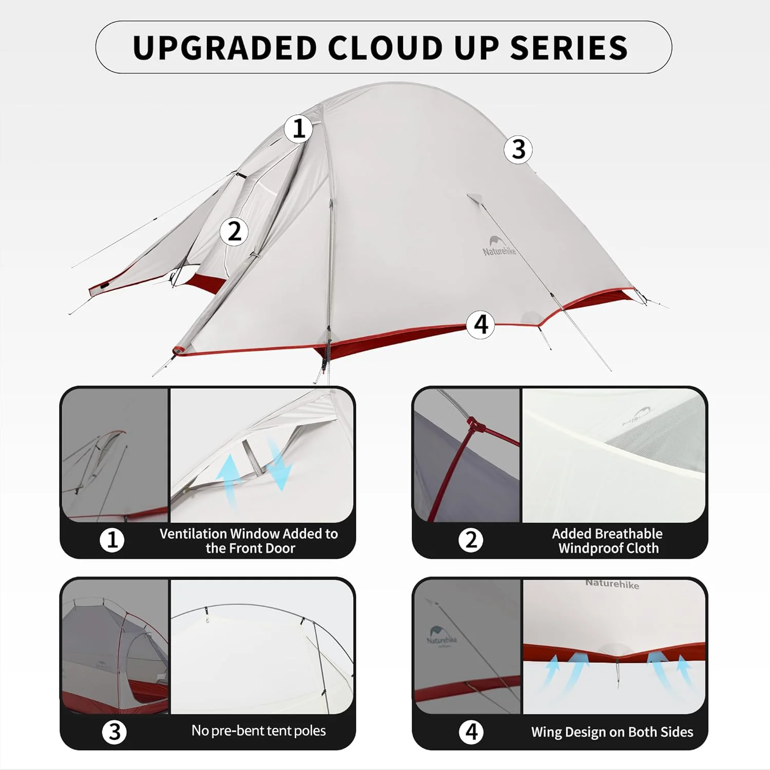 Cloud Up™ Pro 1-Person Ultralight Backpacking Tent - Image 4
