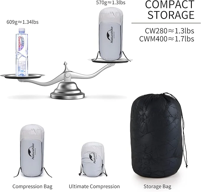 CW™280 Down Ultralight Sleeping Bag 43°F / 6°C - Image 3