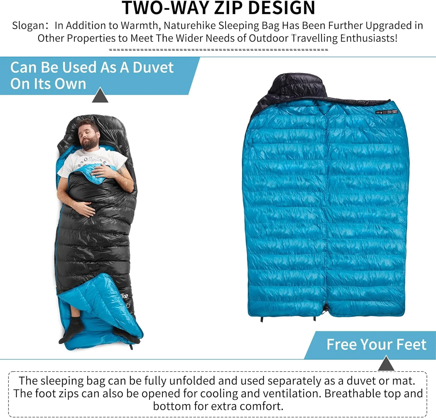 CW™400 Down Ultralight Sleeping Bag 41°F / 5°C - Image 3