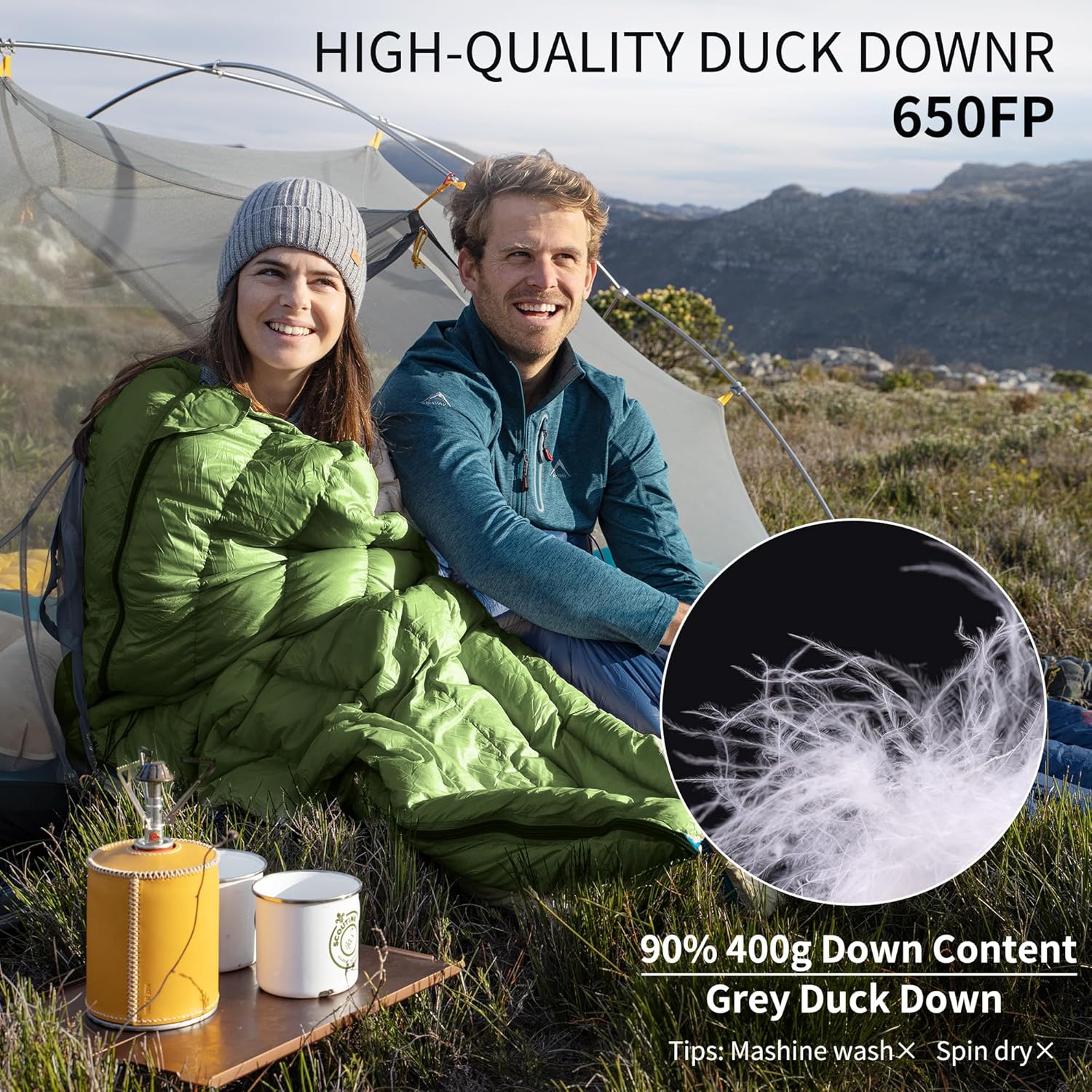 CWM™400 Down Ultralight Sleeping Bag 43°F / 6°C - Image 12