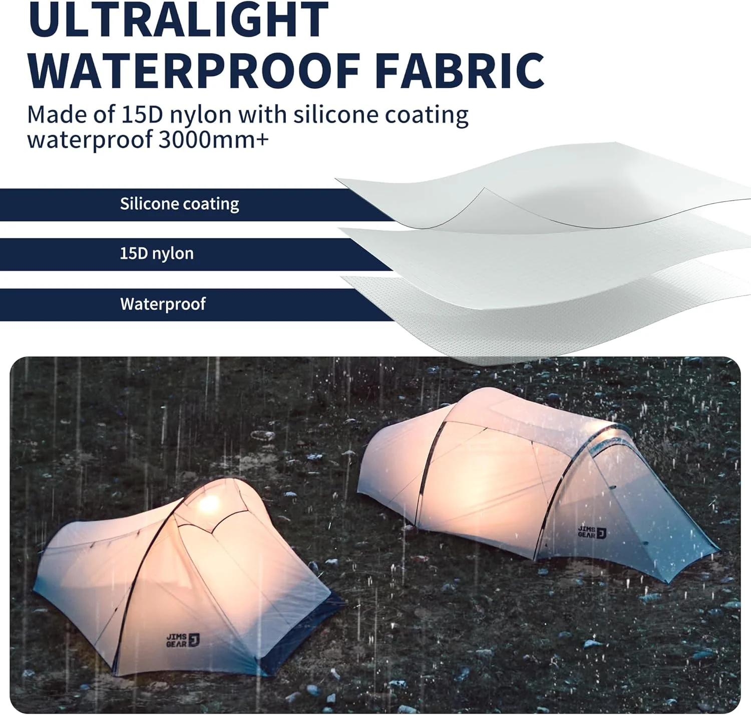 DABAN™ 2-Person Ultralight 4-Season Tunnel Tent - Image 7