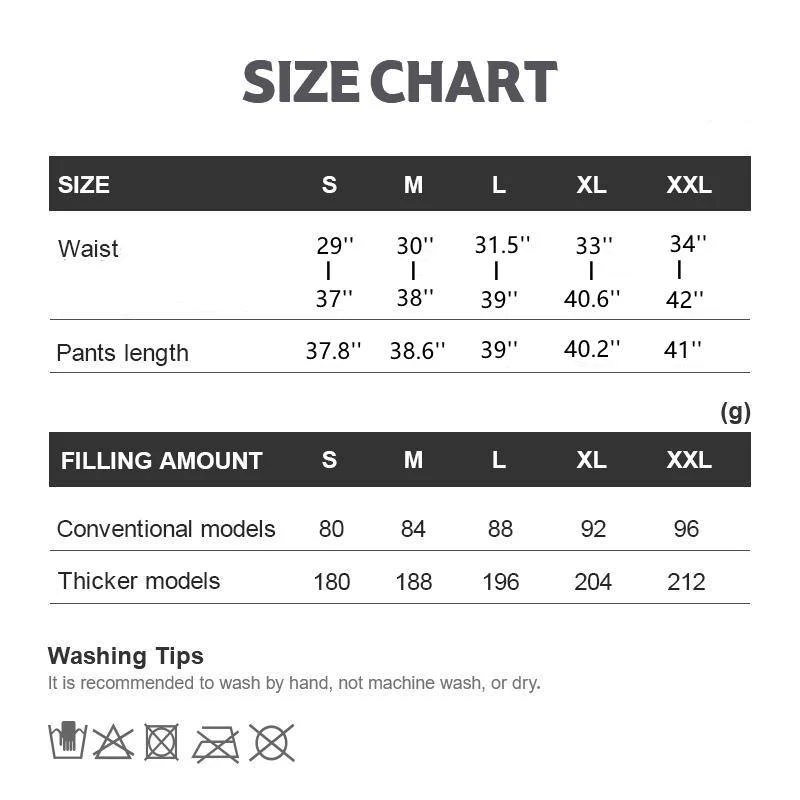 DW-90 White Goose Down Pants with Pockets - Image 11