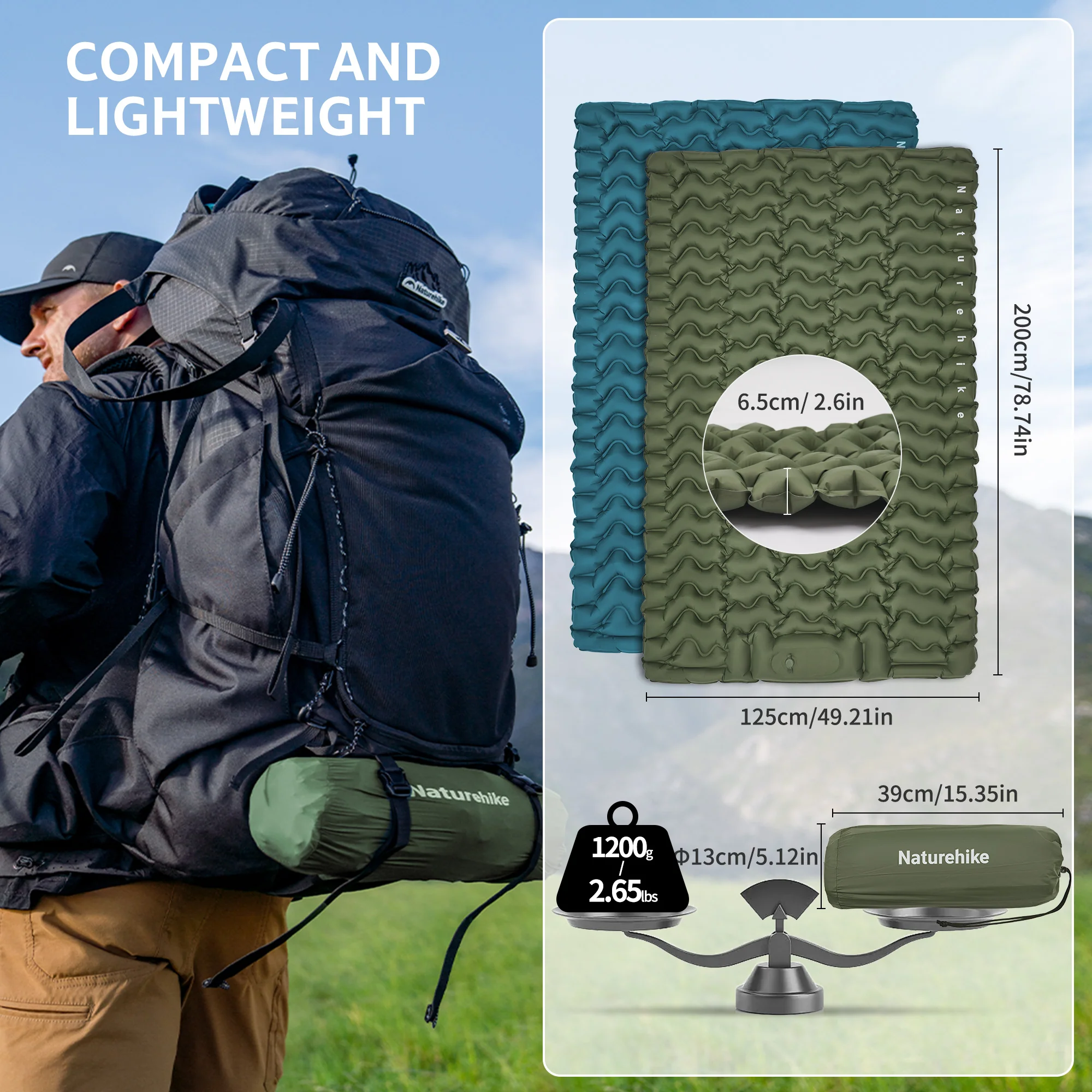 FC01™ Ultralight Inflatable Doublewide Pad - Image 3