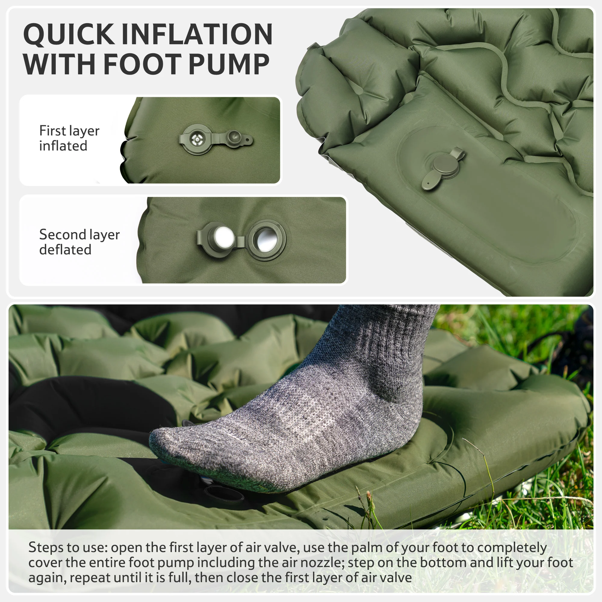 FC01™ Ultralight Inflatable Doublewide Pad - Image 4