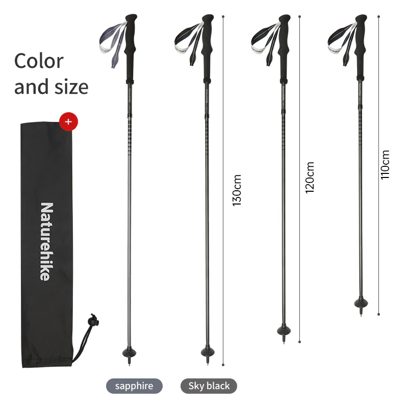 Lightwind UL - Carbon Aluminum 4-Section Folding Trekking Pole - Image 9