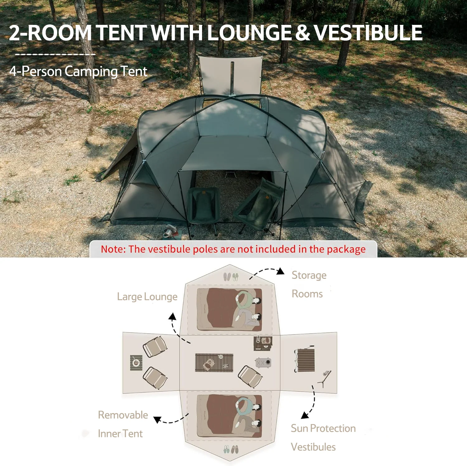 Massif™ 4-Person Hot Tent - Image 4