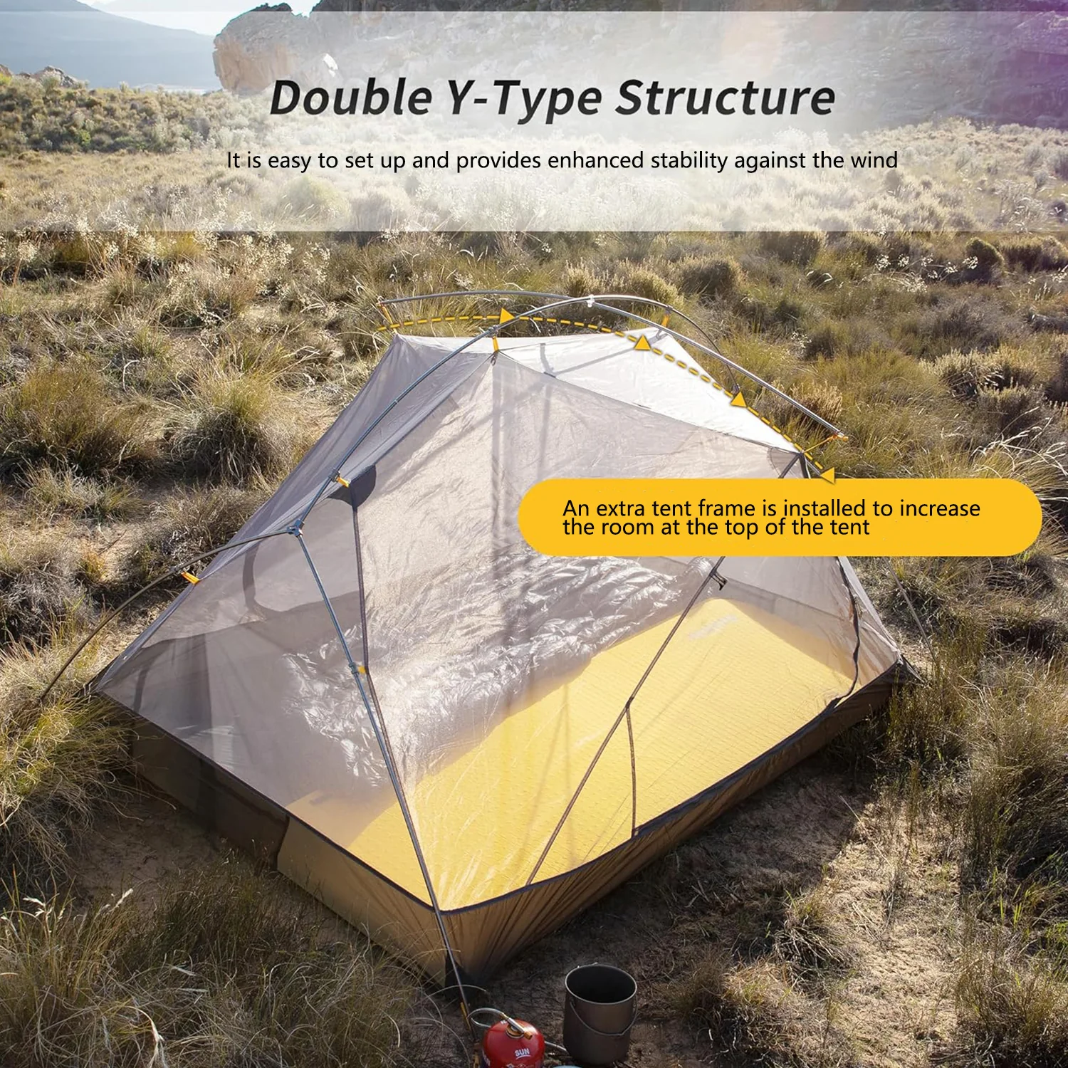 Mongar™ 2-Person Ultralight Backpacking Tent - Image 5
