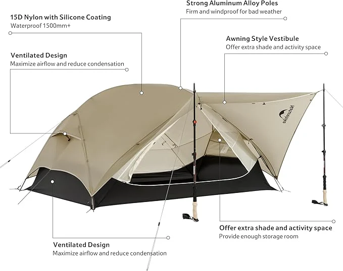Mongar™ UL 2-Person Ultralight Backpacking Tent - Image 11