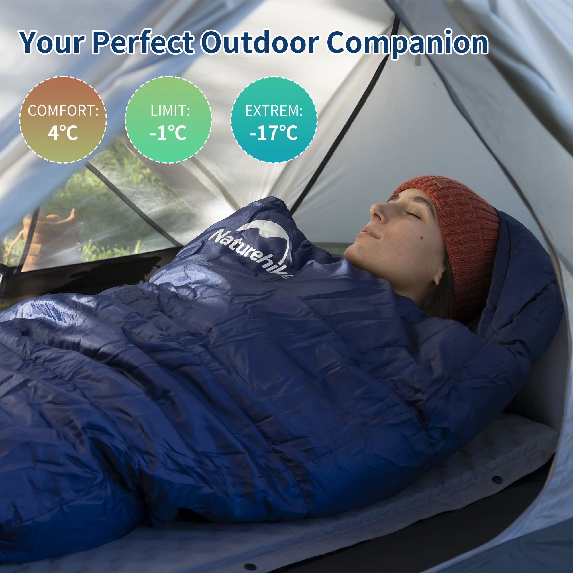 Mujin™ MJ300 Synthetic Mummy Sleeping Bag 39°F / 4°C - Image 7