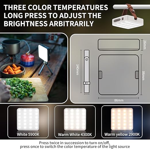 Naturehike 1100LM Camping Light 11000mAh Rechargeable 180H Runtime - Image 6