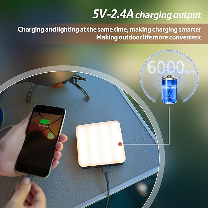 Naturehike 650LM Camping Lamp Rechargeable 6000mAh - Image 7