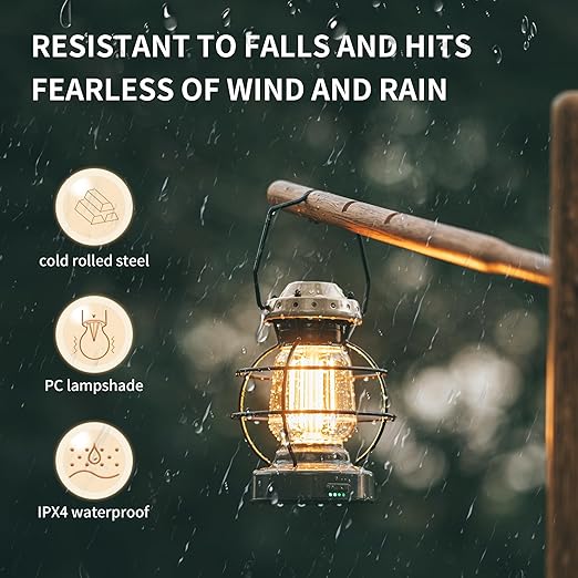 Naturehike Camping Lamp 3000mAh Rechargeable IPX4 Waterproof Dimmable LED Lantern - Image 2