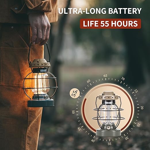 Naturehike Camping Lamp 3000mAh Rechargeable IPX4 Waterproof Dimmable LED Lantern - Image 8