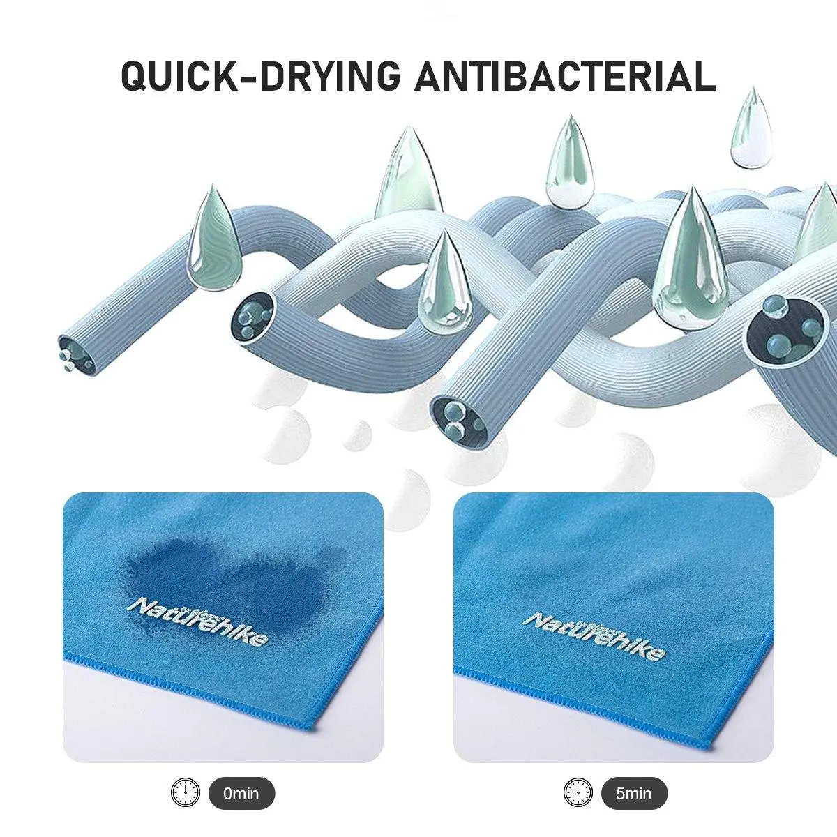 Naturehike 4-Season Quick Drying Camping Sport Towels - Image 6