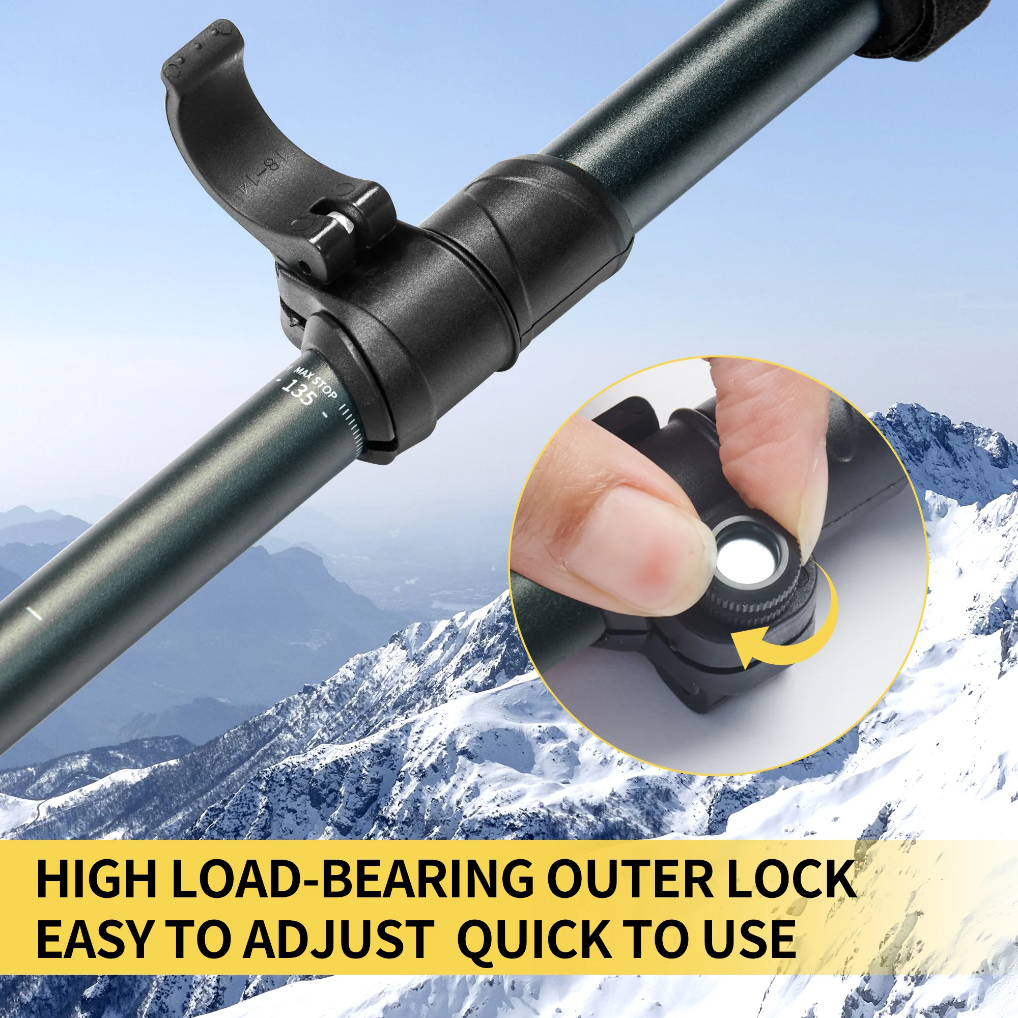 Naturehike Gale Terk PRO Trekking Poles - Image 3