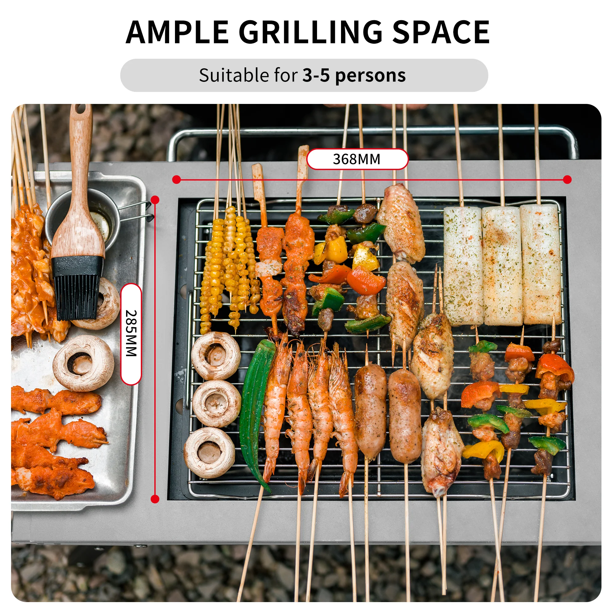 Naturehike Heavy Duty Multifunctional Travel BBQ Table - Image 4