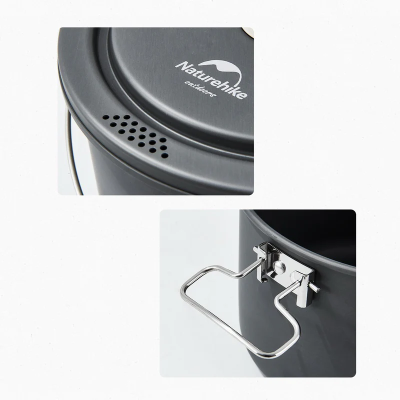 Naturehike JianXing Aluminum Camping Cookware Set - Image 8