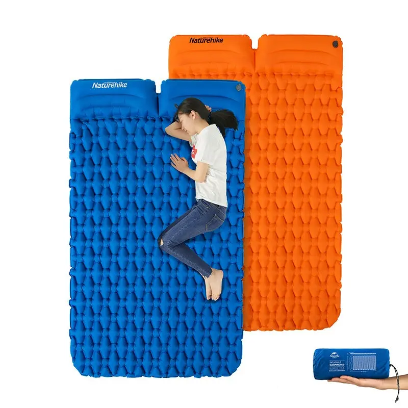 TPU Double Sleeping Pad With Pillow US - Image 4