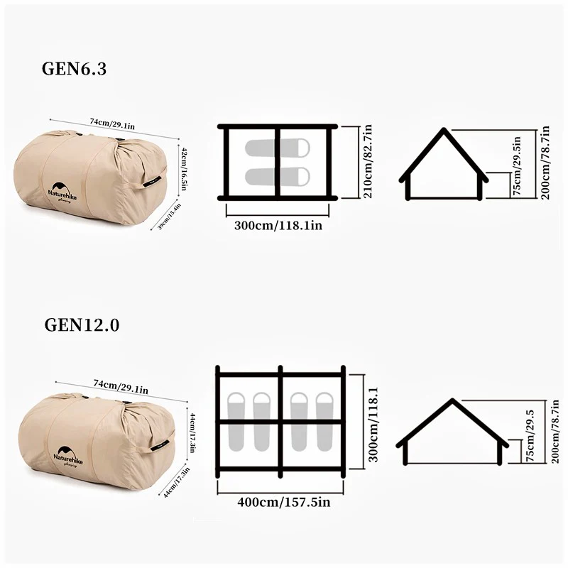GEN 6.3 Inflatable Glamping 4 Season Tent - Image 8