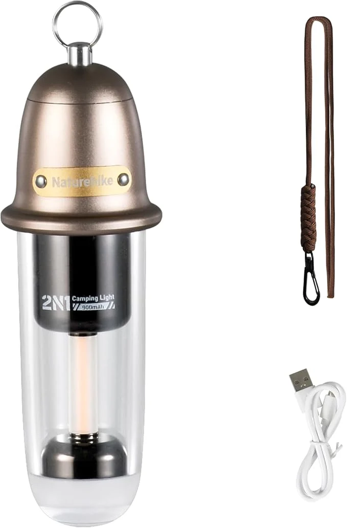 Naturehike Portable Rechargeable Camping Lamp IPX4 Waterproof Tent Light - Image 2