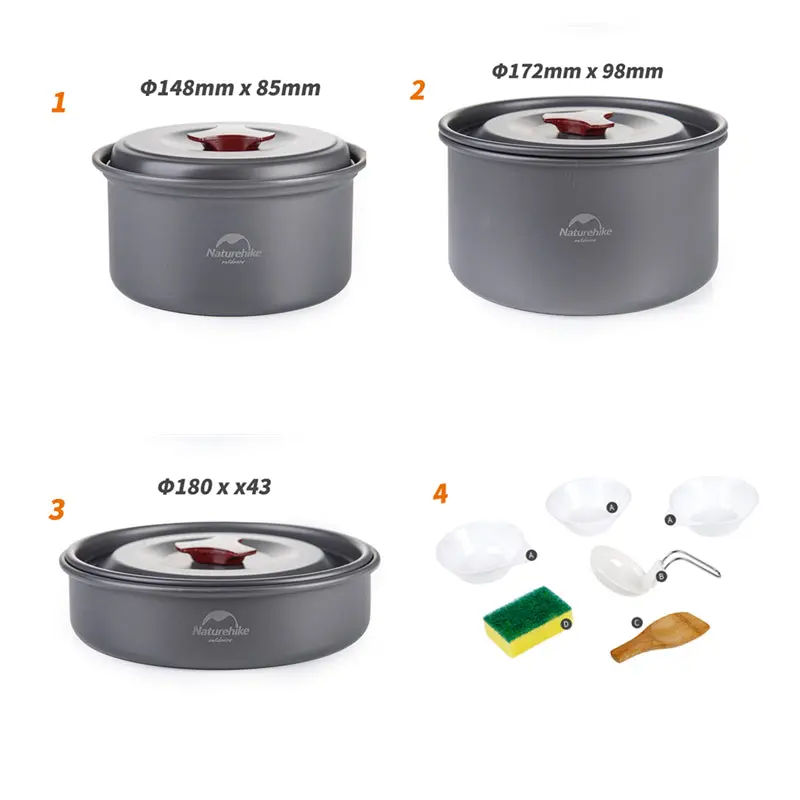 4 in 1 Tableware Camping Set - Image 4
