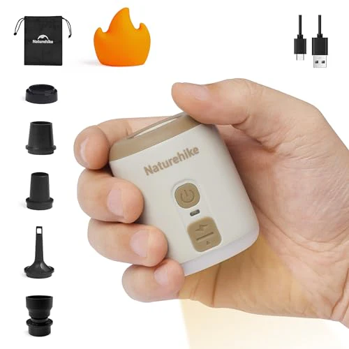 Naturehike Ultralight Mini Air Pump with Camping Light - Image 12