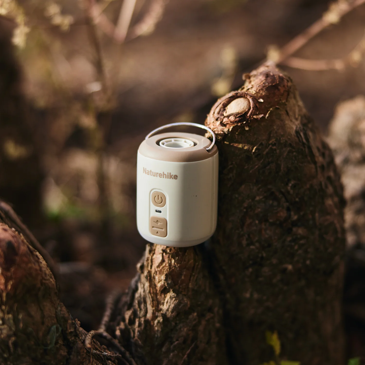Naturehike Ultralight Mini Air Pump with Camping Light - Image 9