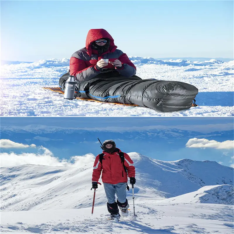 Naturehike Winter Outdoor Hiking Windproof Hood Warm Goose Down Hat - Image 10