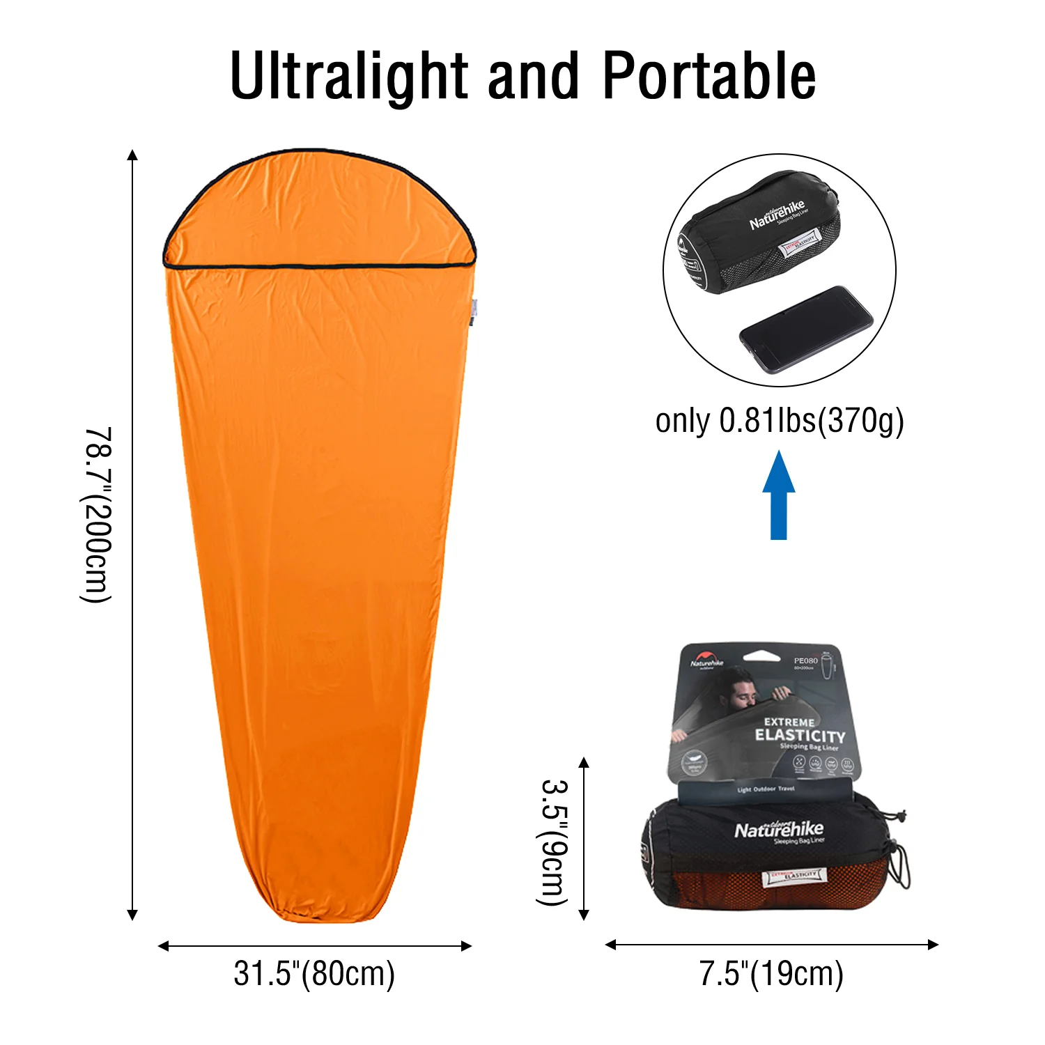 PE080™ Stretch Sleeping Bag Liner - Image 3