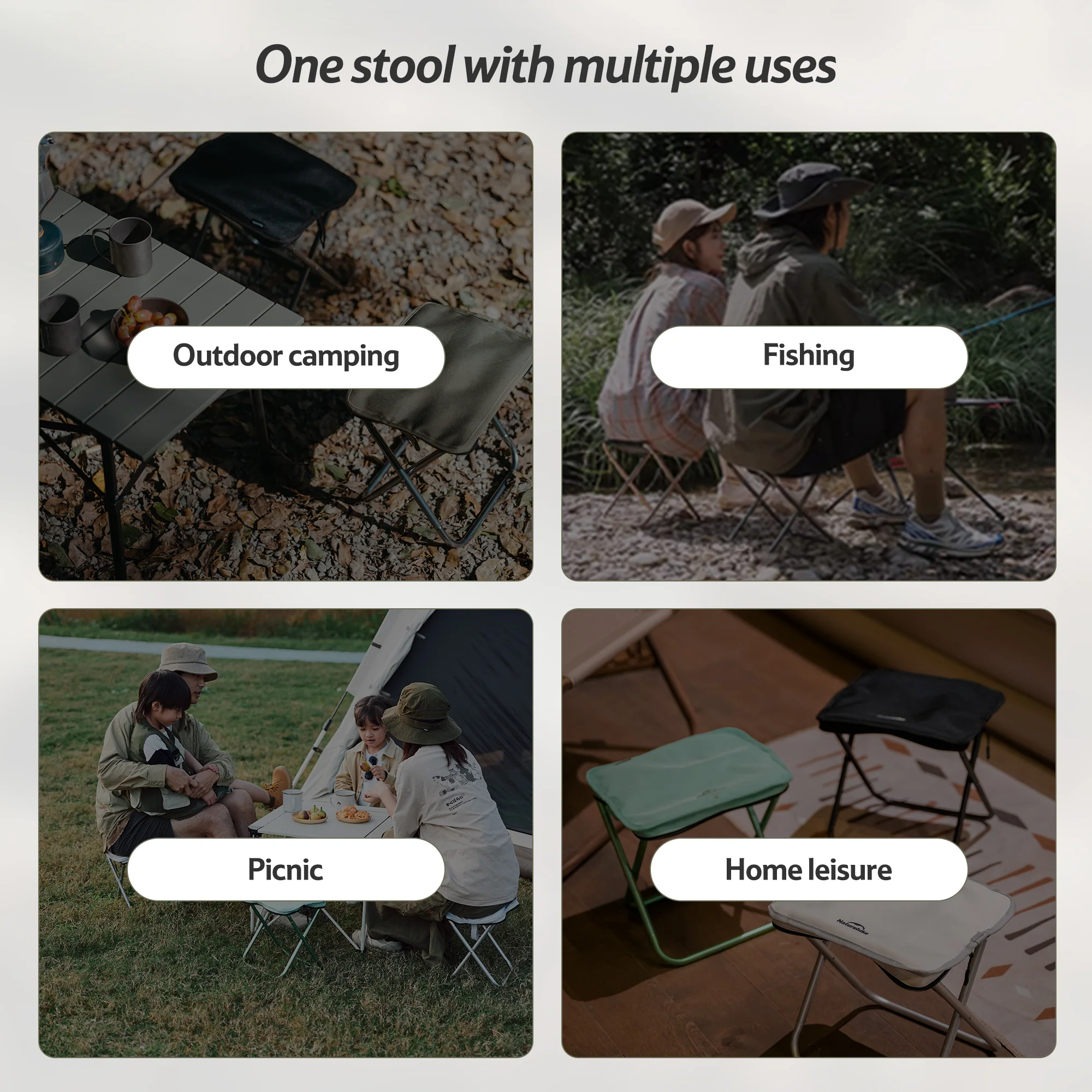 PeakLite™ XL01 Ultralight Folding Camping Stool - Image 9