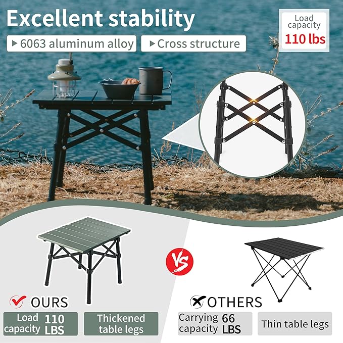 PeakLite™ L02 Folding Camping Table - Image 5