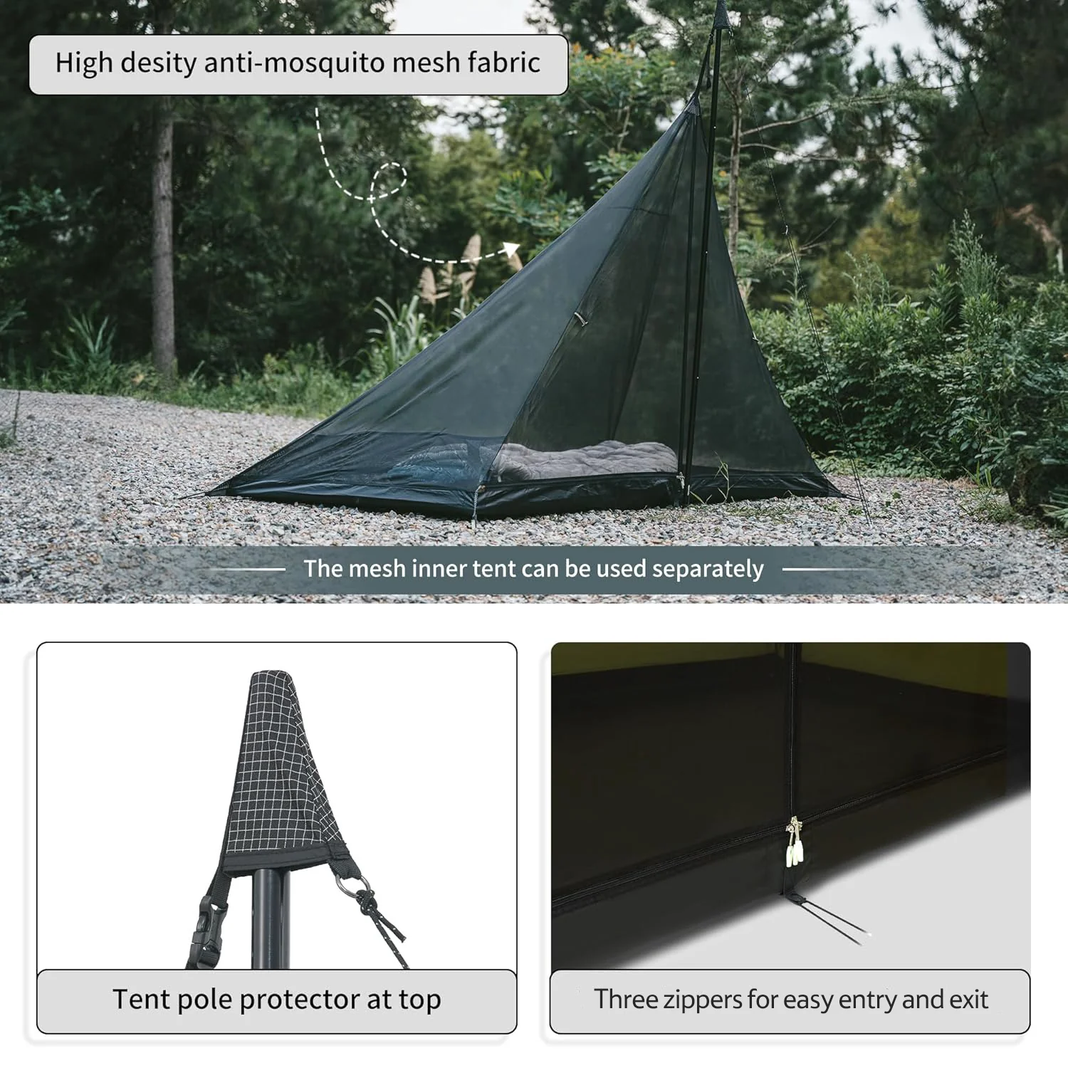 Ranch Fire™ 4-Person Pyramid Hot Tent - Image 6