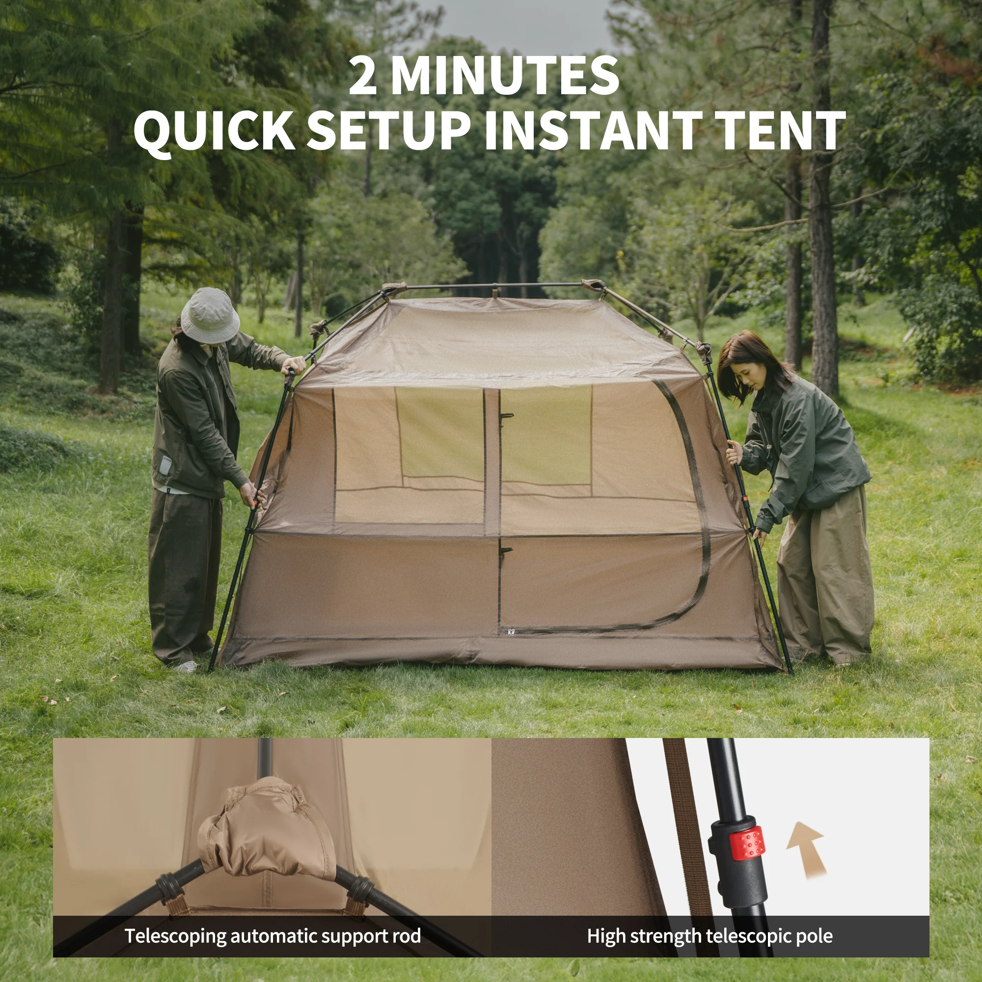 Ridge 5.0 Quick-Set Tent - Image 6