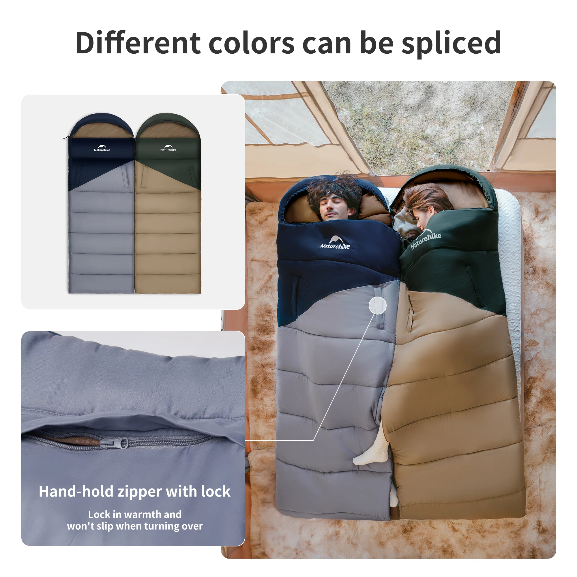 Solora™ U450 Hooded Synthetic Sleeping Bag 39°F / 4°C - Image 5