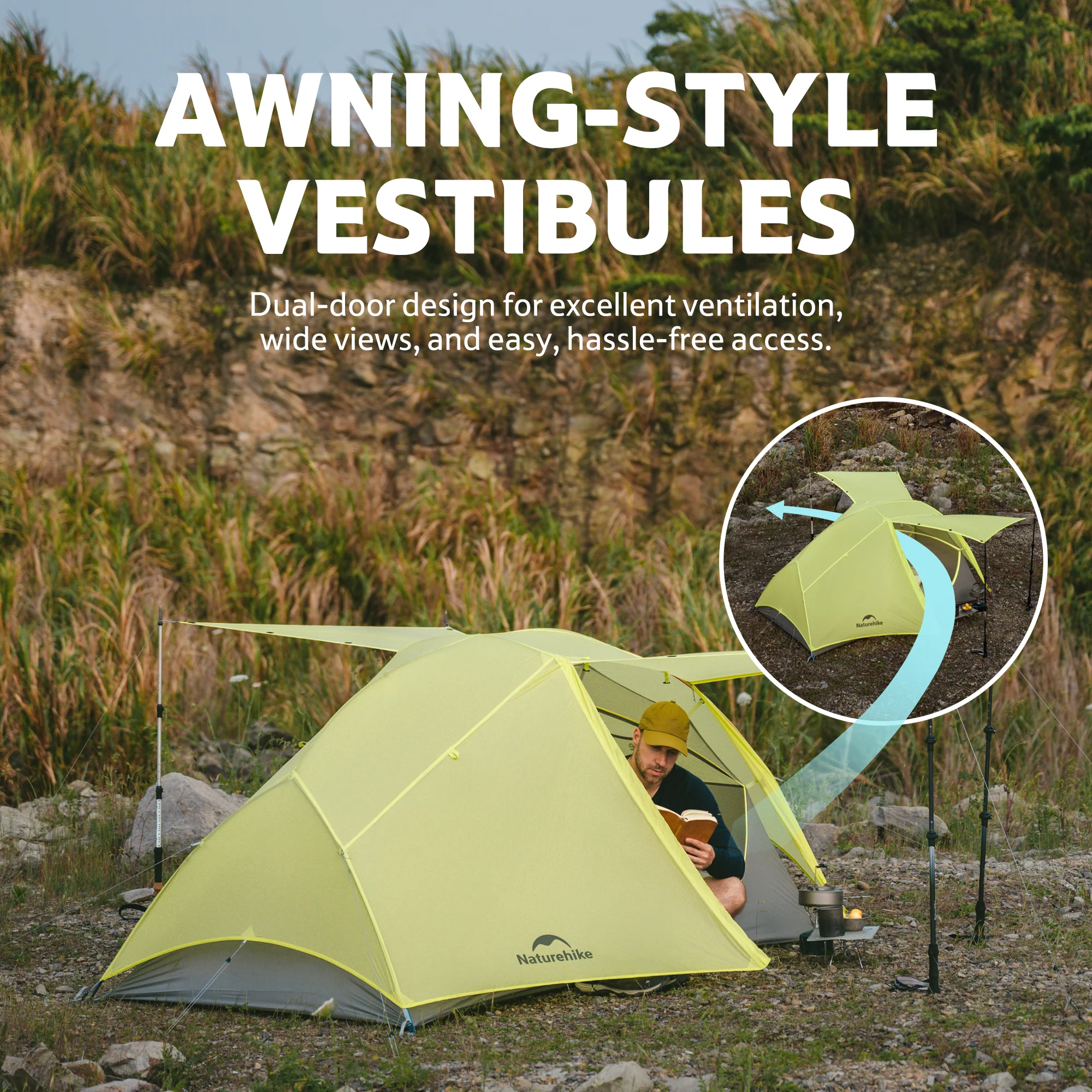 Star River™ EXT 2-Person Ultralight Backpacking Tent - Image 4