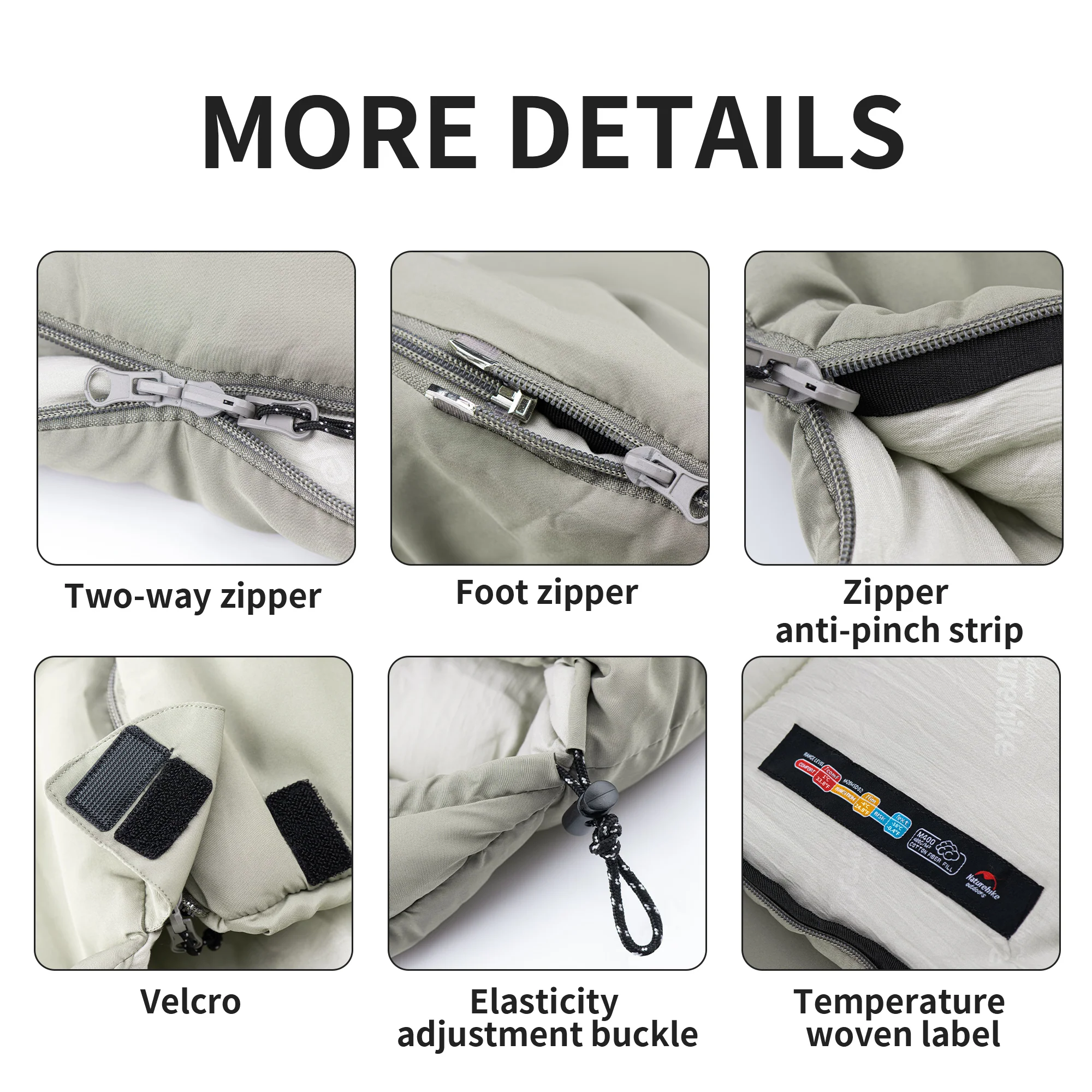 SunTherm™ M300 Synthetic Sleeping Bag 43°F / 6°C - Image 5