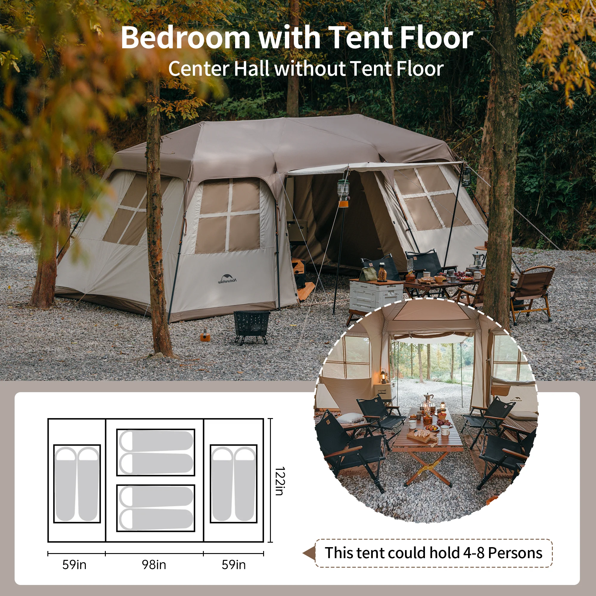 Village 17 8-Person Instant Tent - Image 7