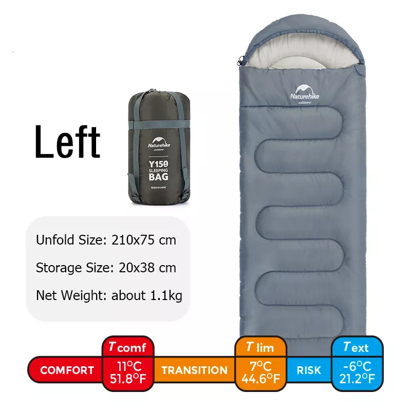 Y150L™ Hooded Synthetic Sleeping Bag 52°F / 11°C - Image 7