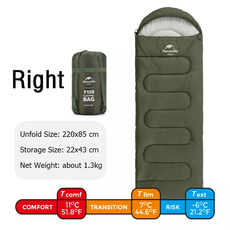 Y150L™ Hooded Synthetic Sleeping Bag 52°F / 11°C - Image 9